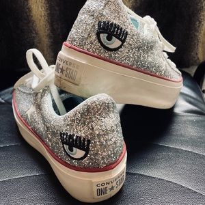 Chiara Ferragni x Chuck Taylor Lift Ox Silver Red
